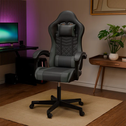 Gamingstoel / Bureaustoel HyperSeat - Zwart / Grijs