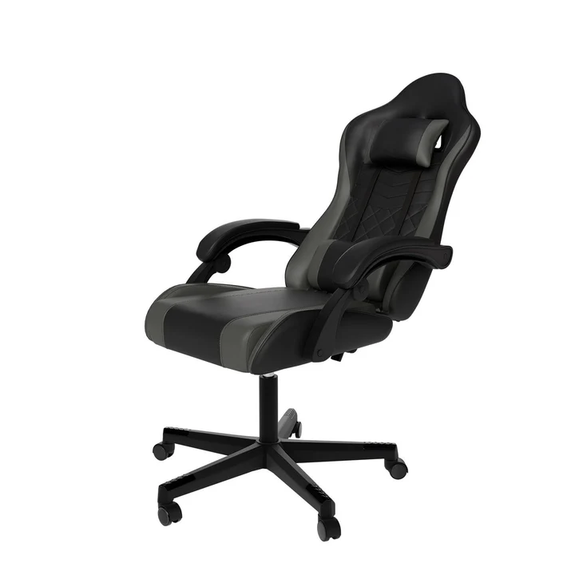 Gamingstoel / Bureaustoel HyperSeat - Zwart / Grijs - Afbeelding 4