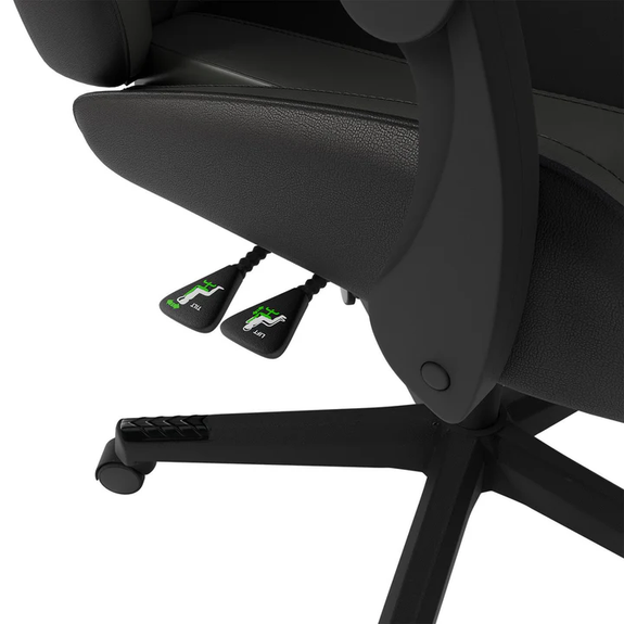 Gamingstoel / Bureaustoel HyperSeat - Zwart / Grijs - Afbeelding 3