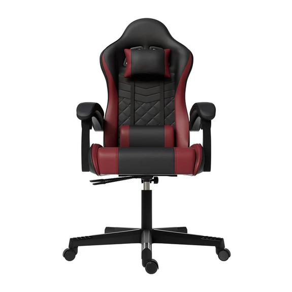 Gamingstoel / Bureaustoel HyperSeat - Zwart / Bordeaux - Afbeelding 5