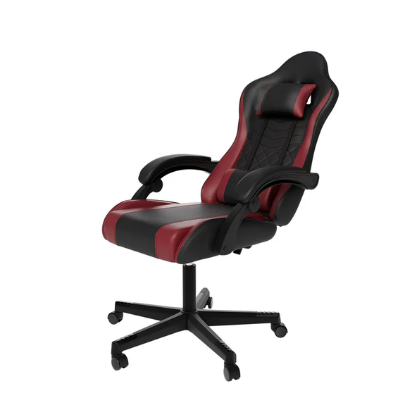 Gamingstoel / Bureaustoel HyperSeat - Zwart / Bordeaux - Afbeelding 4