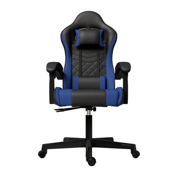 Gamingstoel / Bureaustoel HyperSeat - Zwart / Blauw - Afbeelding 5