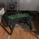 Tafelvoetbaltafel / Voetbaltafel - Incl. Accessoires - Zwart