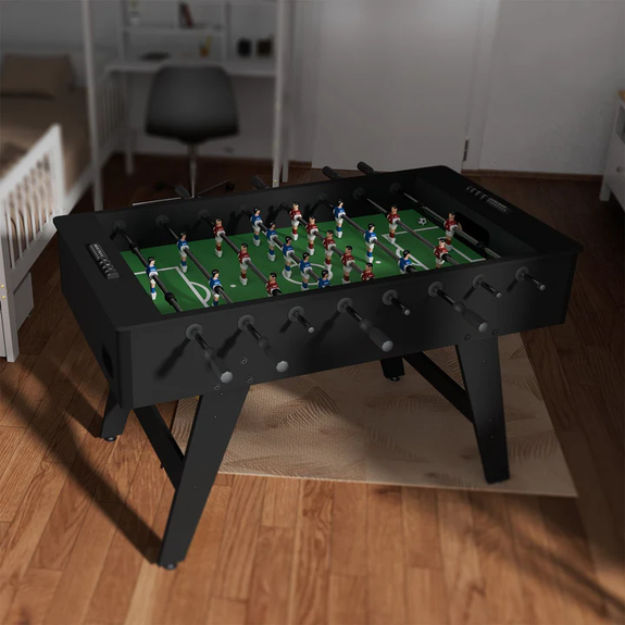 Tafelvoetbaltafel / Voetbaltafel - Incl. Accessoires - Zwart - Afbeelding 2
