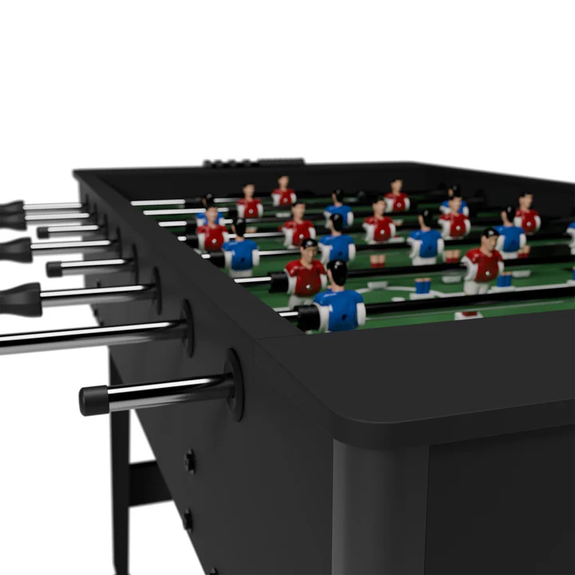 Tafelvoetbaltafel / Voetbaltafel - Incl. Accessoires - Zwart - Afbeelding 4