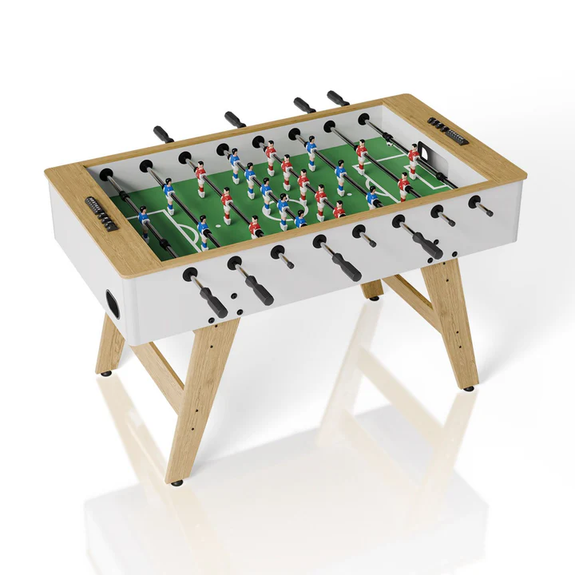 Tafelvoetbaltafel / Voetbaltafel - Incl. Accessoires - Wit - Afbeelding 1