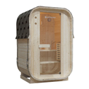Vierkante Barrelsauna Nolvik - Incl. Toebehoren - 120x128 x194 cm