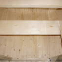 Vierkante Barrelsauna Nolvik - Incl. Toebehoren - 120x128 x194 cm