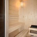 Vierkante Barrelsauna / Sauna Fjora - 6 personen - Incl. accessoires