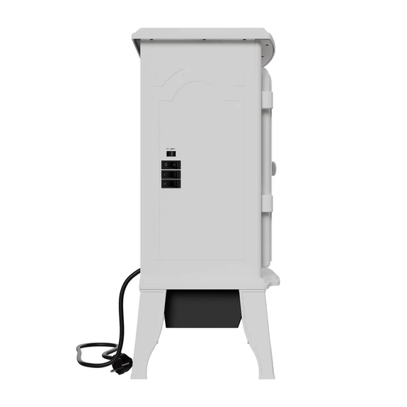Elektrische haard - Incl. Vlameffect - Wit - Afbeelding 5