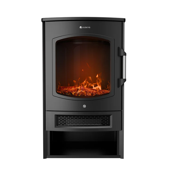Elektrische Haard / Sfeerhaard - 1800W - Incl. Vlameffect, Warmtefunctie en App-bediening - Zwart - Afbeelding 3