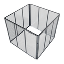 Metalen compostbak / Tuincompostbak - Tuinafval - 450L - Zilver