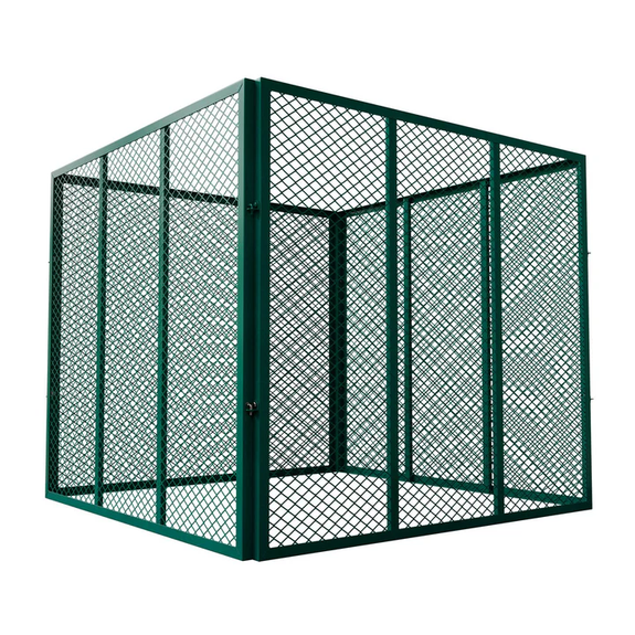 Metalen compostbak / Tuincompostbak - Tuinafval - 450L - Donkergroen - Afbeelding 6