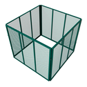 Metalen compostbak / Tuincompostbak - Tuinafval - 450L - Donkergroen