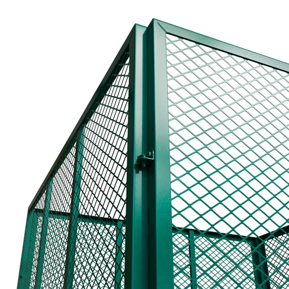 Metalen compostbak / Tuincompostbak - Tuinafval - 450L - Donkergroen - Afbeelding 4
