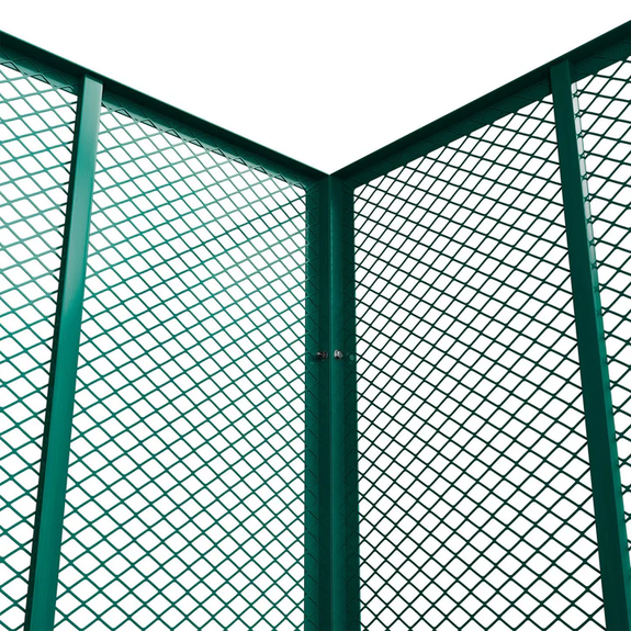 Metalen compostbak / Tuincompostbak - Tuinafval - 450L - Donkergroen - Afbeelding 3