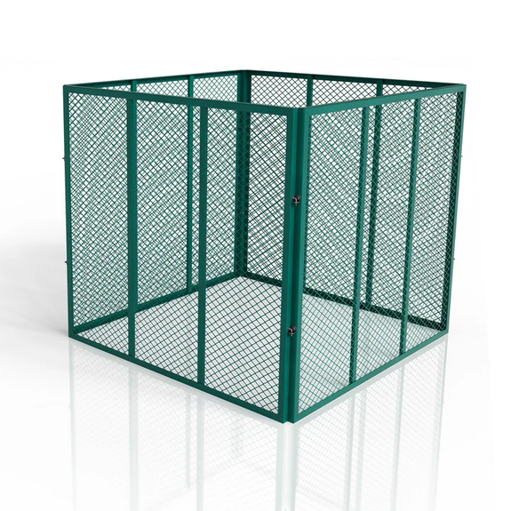 Metalen compostbak / Tuincompostbak - Tuinafval - 450L - Donkergroen - Afbeelding 1