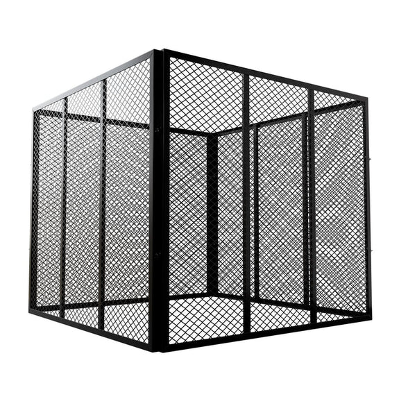 Metalen compostbak / Tuincompostbak - Tuinafval - 450L - Zwart - Afbeelding 6