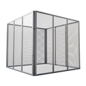 Metalen compostbak / Tuincompostbak - Tuinafval - 800L - Zilver