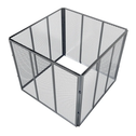 Metalen compostbak / Tuincompostbak - Tuinafval - 800L - Zilver