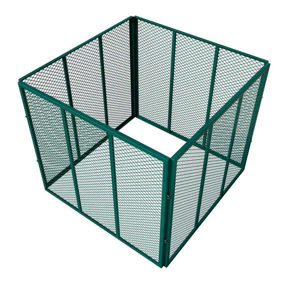 Metalen compostbak / Tuincompostbak - Tuinafval - 800L - Donkergroen - Afbeelding 5