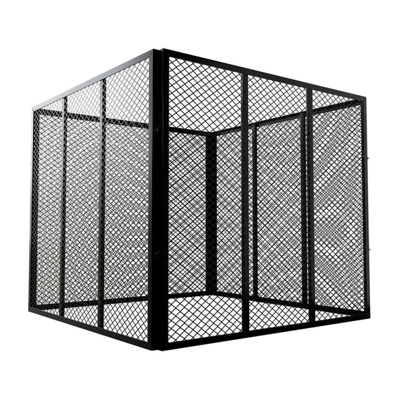 Metalen compostbak / Tuincompostbak - Tuinafval - 800L - Zwart - Afbeelding 6