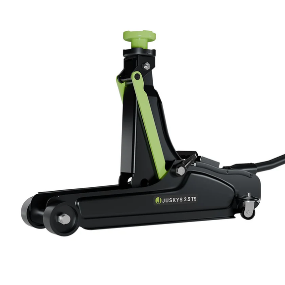 Autokrik / Krik - Met wielen - Incl. Accessoires - Zwart / Groen - Afbeelding 6