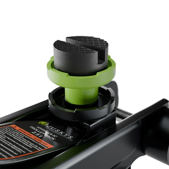 Autokrik / Krik - Met wielen - Incl. Accessoires - Zwart / Groen - Afbeelding 4