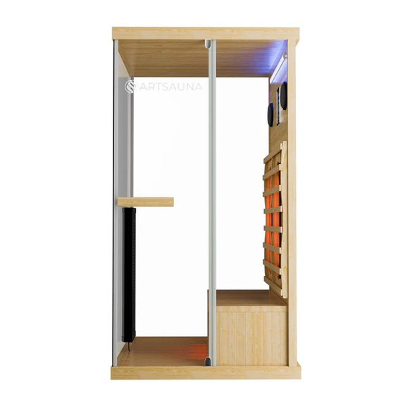 Sauna / Infraroodcabine / Infraroodsauna Göteborg - 90x90x190cm - 1-persoons - Afbeelding 6