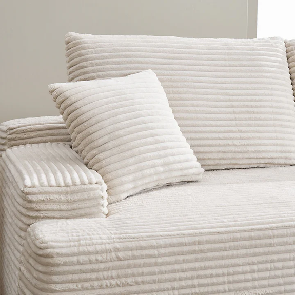 Coredo Bank - Corduroy bekleding - Rechts - Beige - Afbeelding 3