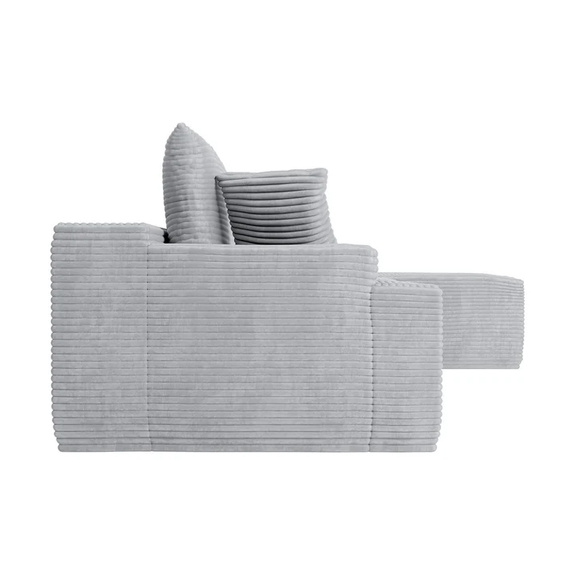 Coredo Bank - Corduroy bekleding - Rechts - Lichtgrijs - Afbeelding 4