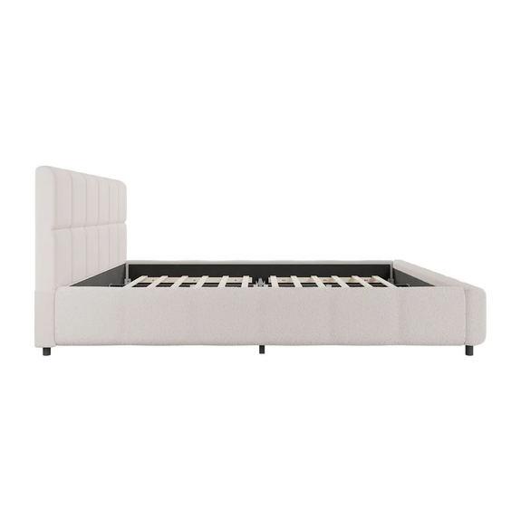 Gestoffeerd Bed Florence - 180x200cm - Crème - Afbeelding 6