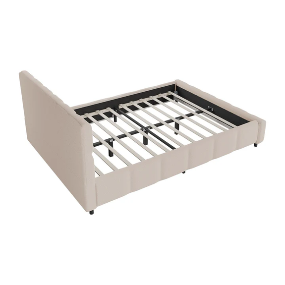 Gestoffeerd Bed Florence - 140x200cm - Beige - Afbeelding 4