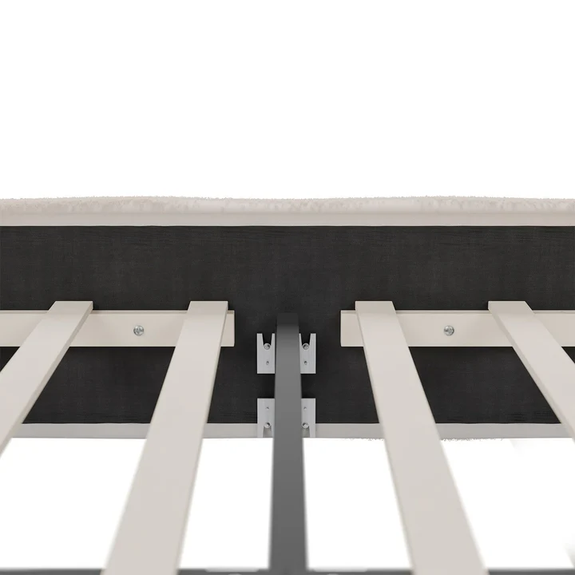 Gestoffeerd Bed Florence - 140x200cm - Beige - Afbeelding 3