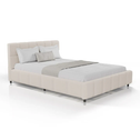 Gestoffeerd Bed Florence - 140x200cm - Beige