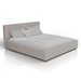 Gestoffeerd Bed Salerno - Corduroy - 180x200cm - Taupe
