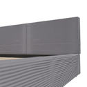Gestoffeerd Bed Salerno - Corduroy - 180x200cm - Grijs