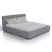 Gestoffeerd Bed Salerno - Corduroy - 180x200cm - Grijs