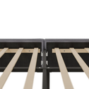 Gestoffeerd Bed Salerno - Corduroy - 140x200cm - Grijs