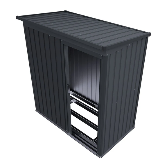 Metalen Gereedschapsschuur / Tuinschuur / Berging - Incl. funderingsframe - Donkergrijs - Afbeelding 6