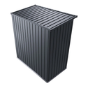 Metalen Gereedschapsschuur / Tuinschuur / Berging - Incl. funderingsframe - Donkergrijs