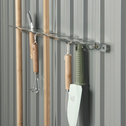 Metalen Gereedschapsschuur / Tuinschuur / Berging - Incl. funderingsframe - Donkergrijs