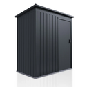 Metalen Gereedschapsschuur / Tuinschuur / Berging - Incl. funderingsframe - Donkergrijs
