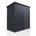 Metalen Gereedschapsschuur / Tuinschuur / Berging - Incl. funderingsframe - Donkergrijs