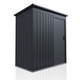 Metalen Gereedschapsschuur / Tuinschuur / Berging - Incl. funderingsframe - Donkergrijs