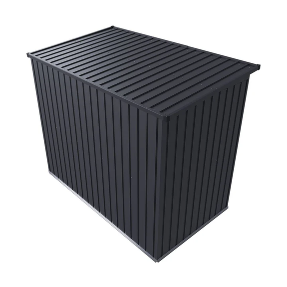 Metalen gereedschapsschuur / Tuinschuur / Berging M - Incl. Funderingsframe - Donkergrijs - Afbeelding 6