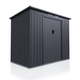 Metalen gereedschapsschuur / Tuinschuur / Berging M - Incl. Funderingsframe - Donkergrijs