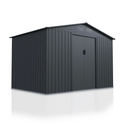 Metalen gereedschapsschuur / Tuinschuur / Berging XL - Incl. Funderingsframe - Donkergrijs