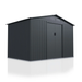 Metalen gereedschapsschuur / Tuinschuur / Berging XL - Incl. Funderingsframe - Donkergrijs