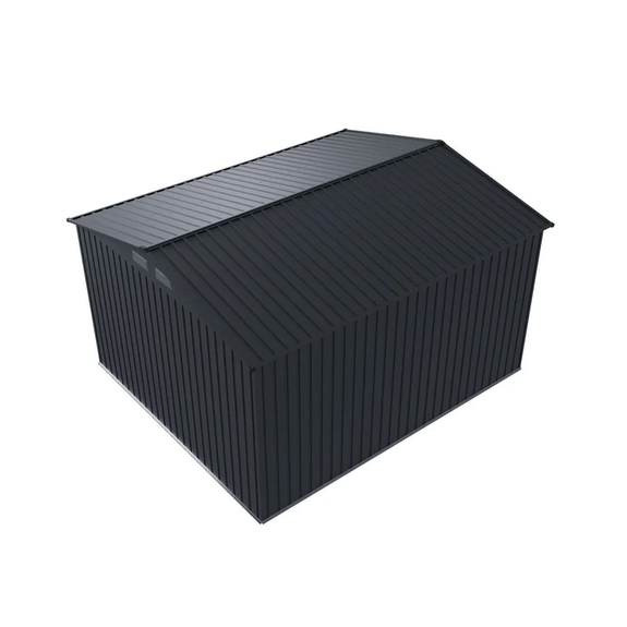 Metalen gereedschapsschuur / Tuinschuur / Berging XXL - Incl. Funderingsframe - Donkergrijs - Afbeelding 6